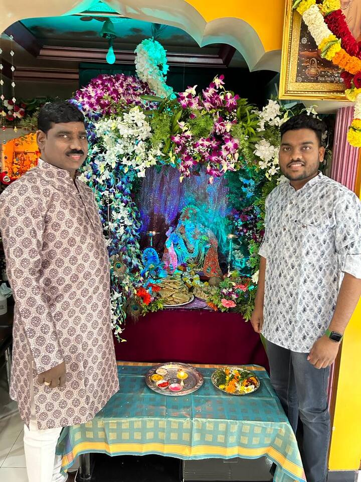 घरोघरी माघी गणेशोत्सव जल्लोषात साजरा करण्यात येत आहे.