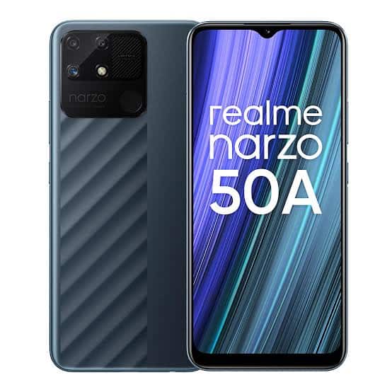 Realme Narzo 50A की कीमत 11,499 रुपये है. इस फोन में में FHD + LCD डिस्प्ले, Helio G85 SoC और 6,000mAh की बैटरी दी गई है. यह Android 11 OS पर बूट होता है और इसमें 50MP के 2 कैमरे दिए गए हैं.