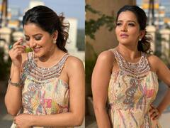 Monalisa Photos Ethnic Look: वेस्टर्न के बाद एथनिक लुक में कहर ढहाती नजर आईं मोनालिसा, कातिल स्माइल ने लूटा फैंस का दिल