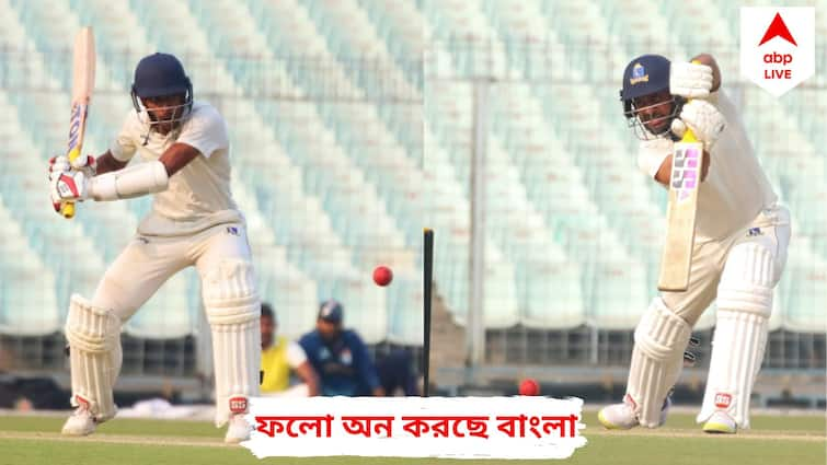 Ranji Trophy: Bengal leading by 55 runs against Odisha after shocking batting collapse at Eden Gardens Ranji Trophy: অপ্রত্যাশিত ব্যাটিং বিপর্যয়ে ইডেনে ফলো অন বাংলার, ভরসা এখন অভিমন্য়ু-মনোজ