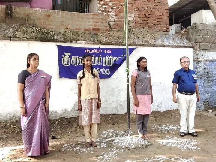 சிறப்பு அழைப்பாளராக மாணவி - தேசிய கொடியை ஏற்ற வைத்து மரியாதை செய்த திருச்செந்தூர் பள்ளி நிர்வாகம்