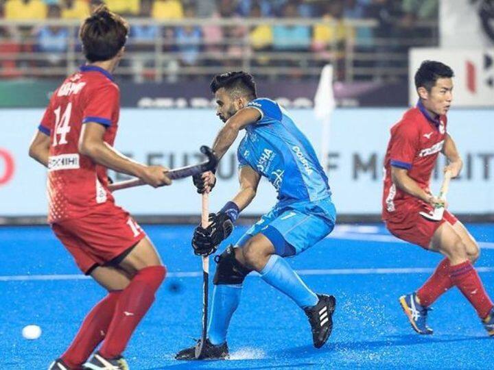 IND vs JPN, Full time : पुरुष हॉकी विश्वचषक स्पर्धेत नवव्या ते सोळाव्या स्थानासाठी सुरु लढतींमध्ये सलामीच्या लढतीत भारताने जपानला मात दिली आहे.