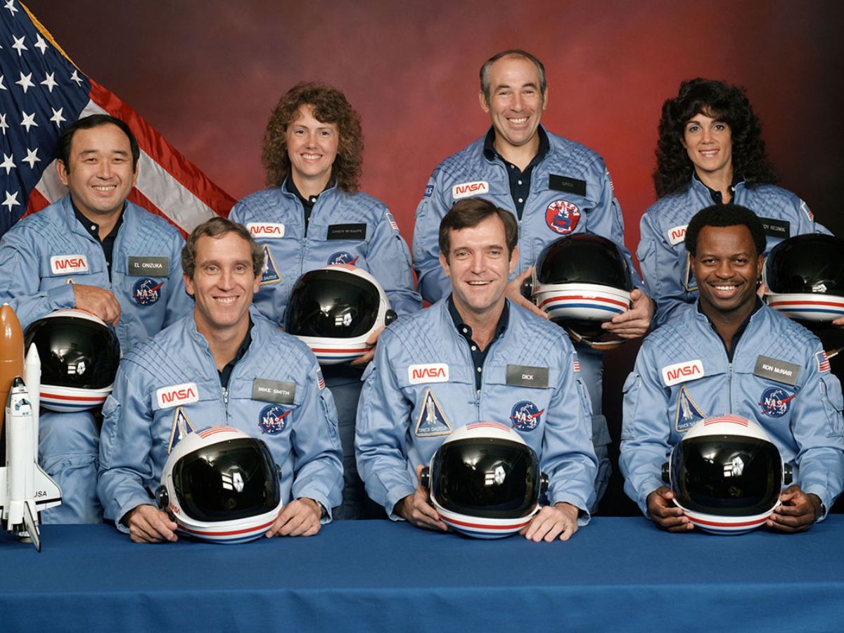 Crew of Space Shuttle Challenger's STS-51L mission (Photo: NASA)