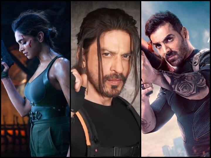 From Shah Rukh khan Deepika to John Abraham these stars fees for Pathaan Pathaan Star Cast Fee: शाहरुख, दीपिका से लेकर जॉन अब्राहम तक 'पठान' के लिए इन स्टार्स ने वसूली मोटी फीस