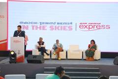 Air India Express Unviels New Tail Art At Kochi Muziris Biennale Festival. SEE PICS