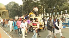 নওশাদ সিদ্দিকিকে গ্রেফতার করার প্রতিবাদে সংযুক্ত মোর্চা, বাম, আইএসএফের মিছিল