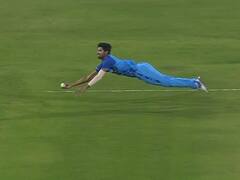 वाशिंगटन सुंदर ने हवा में उछलकर लपका खतरनाक कैच, वीडियो देख आप भी कहेंगे वाह!