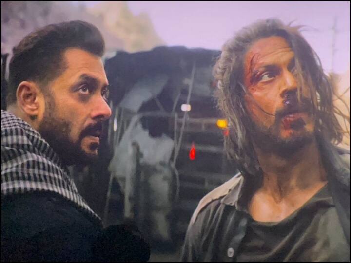 Pathaan dialogue writer talks about that Shah Rukh Khan Salman Khan scene In Film Pathaan में Shah Rukh Khan और Salman Khan के सीन के डायलॉग्स लिखना था मुश्किल, राइटर ने बताया कैसे किया बैलेंस