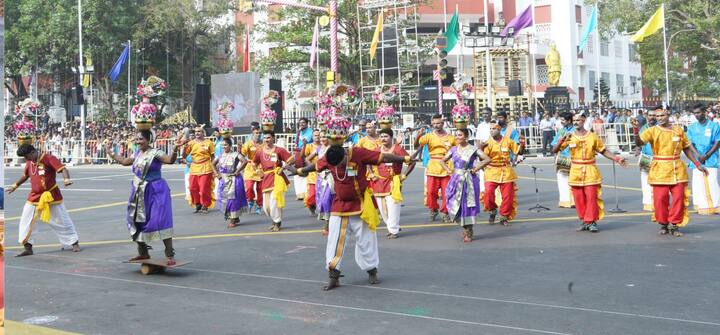 தஞ்சாவூர் - தென்னக பண்பாட்டு மையம் மற்றும் செய்தி மக்கள் தொடர்புத் துறையினரால் ஏற்பாடு செய்யப்பட்ட பாரம்பரிய கலை நிகழ்ச்சி