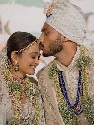 अक्षर पटेल की शादी की खास तस्वीरें