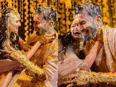 Athiya Shetty KL Rahul Haldi Ceremony: प्यार के रंग में रंगे अथिया शेट्टी और केएल राहुल, हल्दी सेरेमनी की खूबसूरत तस्वीरें आईं सामने