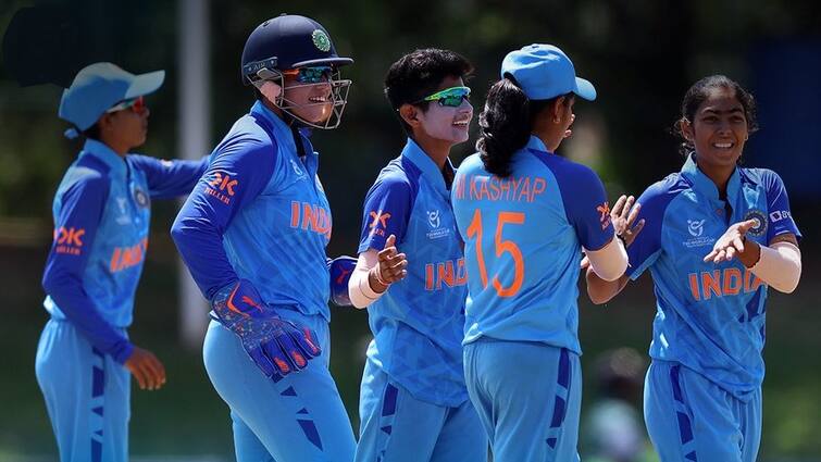 Womens U19 T20 WC 2023 Team India Beat New Zealand with 8 wickets in hands at Semifinal Womens U19 T20 WC 2023: भारतीय महिला संघ विश्वचषकाच्या फायनलमध्ये, न्यूझीलंडवर 8  विकेट्स राखून मिळवला दमदार विजय