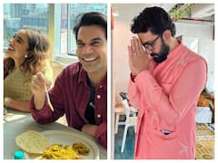 Rajkummar Rao, Kartik Aaryan, Abhishek Bachchan And Others Attend Anurag Basu's Saraswati Puja Celebration, See Pics