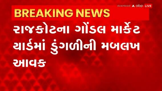 Gondal: ગોંડલ માર્કેટ યાર્ડમાં ડુંગળીની મબલખ આવક