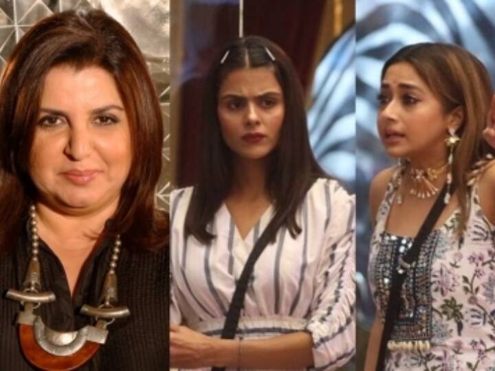 Bigg boss 16 Farah Khan slams Tina Dutta in week end episode fans troll choreographer Bigg Boss 16: फराह खान ने टीना और प्रियंका पर कसी फब्तियां तो फैंस ने लिया आड़े हाथ, बोले - घर में साजिद खान की कमी पूरी हो गई