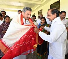 Chhatrapati Sambhaji Raje: சத்ரபதி சிவாஜியின் வாரிசை சந்தித்த தெலங்கானா முதலமைச்சர்..வைரலாகும் புகைப்படங்கள்!