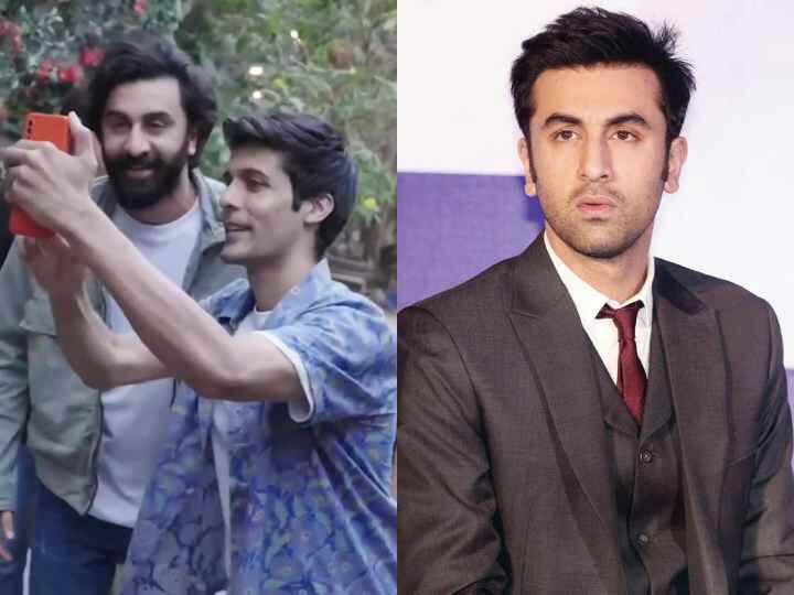 Ranbir Kapoor angry reaction actor throws his fan phone as he fails to click a selfie in video viral Ranbir Kapoor ने दिखाई अकड़, फेंका फैन का फोन..वायरल वीडियो को देख गुस्साए फैंस ने एक्टर को सुनाई खरीखोटी