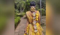 Viral Video: ਦੁਲਹਨ ਨੇ ਬਣਾਇਆ ਅਨੋਖਾ ਹੇਅਰ ਸਟਾਈਲ, ਵਾਲਾਂ ਤੇ ਗਹਿਣਿਆਂ 'ਚ ਲਗਾਈ ਚਾਕਲੇਟ, ਦੇਖ ਕੇ ਗੁੱਸੇ 'ਚ ਆਏ ਲੋਕ, ਕਿਹਾ- ਇਹ ਕੀ ਬਚਪਨਾ ਹੈ