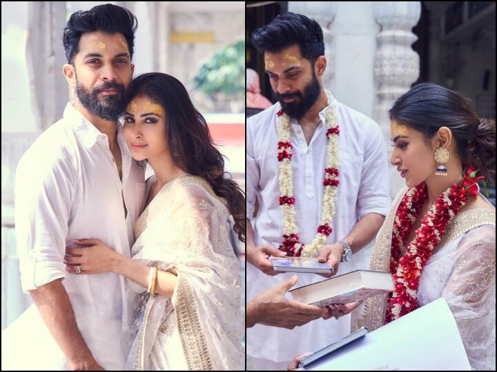 Mouni Roy Suraj Nambiar First Marriage Anniversary: टीवी एक्ट्रेस मौनी रॉय ने बीते दिन पति सूरज नांबियार के साथ अपनी शादी की पहली सालगिरह मनाई, जिसकी तस्वीरें सामने आईं हैं.