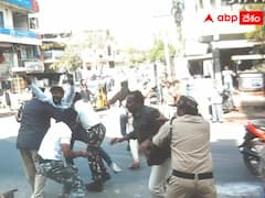 మంత్రి కేటీఆర్ కాన్వాయ్ ను అడ్డుకున్న కాంగ్రెస్ నాయకులు