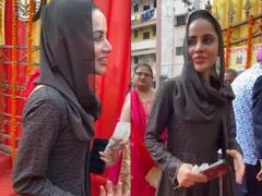 गुरुद्वारे के बाहर पूरे कपड़े में नजर आईं उर्फी जावेद, यूजर्स बोले - चमत्कार हो गया!