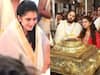Radhika Anant Photos: सगाई के बाद मंगेतर राधिका के साथ तिरुमाला पहुंचे अनंत अंबानी, श्री वेंकटेश्वर मंदिर जाकर लिया आशीर्वाद, देखें तस्वीरें
