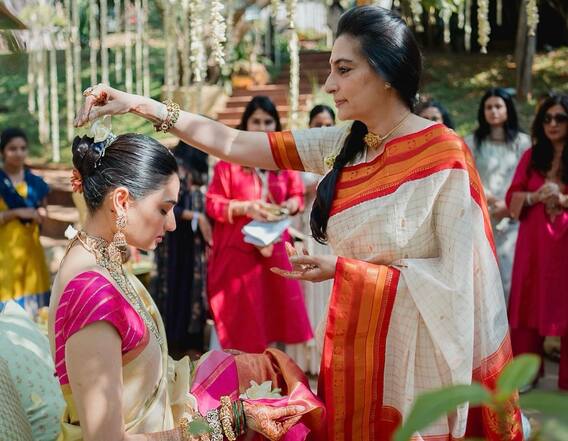 Athiya Shetty Wedding Pics: अथिया शेट्टी-केएल राहुल की शादी की अनदेखी तस्वीरें आईं सामने, दुल्हन बन खूब शरमाई सुनील शेट्टी की लाडली