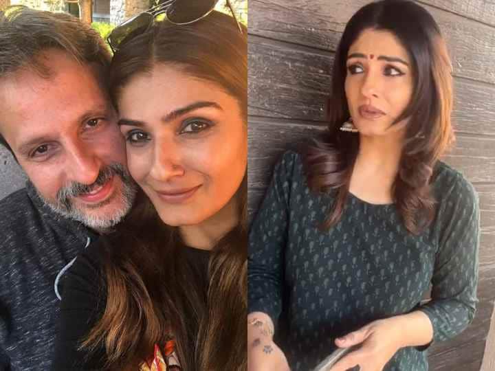 Raveena Tandon का हुलिया देख पति ने बिन मांगे दे डाले एक्स्ट्रा पैसे, जानिए एक्ट्रेस का कैसा रहा रिएक्शन Raveena Tandon Funny Video Going Viral On Internet actress husband give extra money for Beauty Parlour Raveena Tandon का हुलिया देख पति ने बिन मांगे दे डाले एक्स्ट्रा पैसे, जानिए एक्ट्रेस का कैसा रहा रिएक्शन