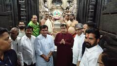 Nitin Gadkari:  नितीन गडकरी यांनी घेतले करवीर निवासिनी श्री अंबाबाईचे दर्शन