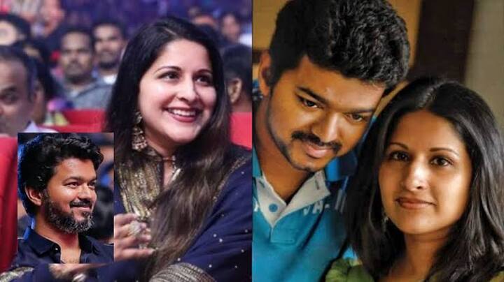 थालापाथी विजय (Thalapathy Vijay) और उनकी पत्नी संगीता सोरनालिंगम (Sangeeta Sornalingam) की प्रेम कहानी भी काफ़ी फिल्मी बताई जाती है. संगीता श्री लंकन तमिल इंडस्ट्रीलिस्ट कि बेटी हैं. जो कि एक वक़्त पर विजय की बहुत बड़ी फैन हुआ करती थी. दोनों की मुलाक़ात शूटिंग सेट पर हुई और उनकी दोस्ती प्यार में तब्दील हो गयी. संगीता खुद भी अब एक इंडस्ट्रीलिस्ट हैं. (Photo- Instagram)