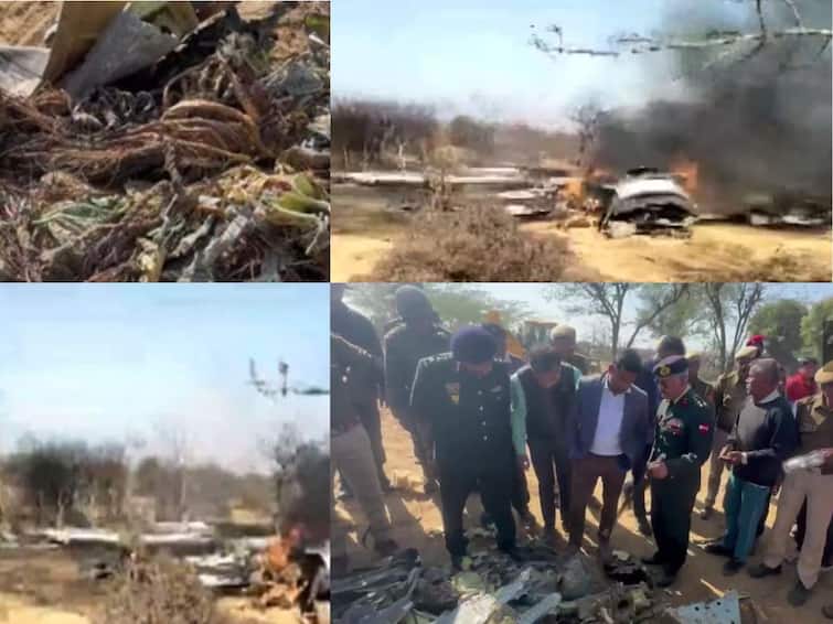 A Sukhoi 30 and Mirage 2000 aircraft crashed in MP while IAF jets crashed Bharatpur Rajasthan Three aircraft crashed in MP, Rajasthan : हवाई दलाची एकाच दिवशी दोन विमाने कोसळली;  दोन्ही अपघातांच्या चौकशीचे आदेश