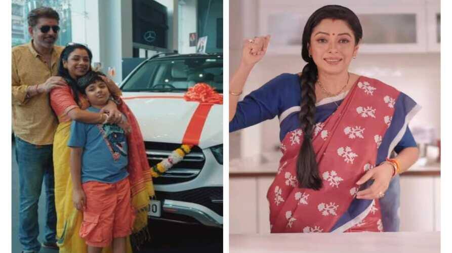 Anupama: 'ਅਨੁਪਮਾ' ਦੀ ਰੂਪਾਲੀ ਗਾਂਗੁਲੀ ਨੇ ਖਰੀਦੀ ਨਵੀਂ ਮਰਸਡੀਜ਼ ਕਾਰ, ਸੋਸ਼ਲ ਮੀਡੀਆ 'ਤੇ ਸ਼ੇਅਰ ਕੀਤਾ ਵੀਡੀਓ anupama-fame-rupali-ganguly-bought-a-new-high-class-car-mercedez-benz Anupama: 'ਅਨੁਪਮਾ' ਦੀ ਰੂਪਾਲੀ ਗਾਂਗੁਲੀ ਨੇ ਖਰੀਦੀ ਨਵੀਂ ਮਰਸਡੀਜ਼ ਕਾਰ, ਸੋਸ਼ਲ ਮੀਡੀਆ 'ਤੇ ਸ਼ੇਅਰ ਕੀਤਾ ਵੀਡੀਓ