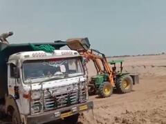 खनिज मंत्री के गढ़ में छलनी हो रहीं नर्मदा मैया, सड़कों पर दौड़ रहे अवैध रेत से भरे ओवरलोडेड डंपर