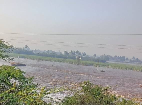 उजनी पाटबंधारे विभागाचा उजवा कालवा फुटला, शेती पाण्यात