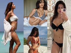 दिशा पाटनी का बिकिनी कलेक्शन है सबसे अलग, प्रिंटेड से लेकर ब्लैक टू पीस में दिखाती हैं टोन्ड बॉडी