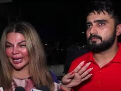 मां के निधन से टूटी राखी सावंत का सहारा बने पति आदिल, पत्नी का हाथ थामकर संभालते आए नजर