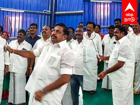 EPS Played Shuttle cock : இலவச முதியோர் இல்லம் திறப்பு விழா.. ஷட்டில் விளையாடி மாஸ் காட்டிய இபிஎஸ்..