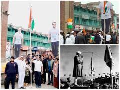 'Historic Day': Congress Says As Rahul Gandhi Unfurls National Flag At Lal Chowk In Kashmir — IN PICS
