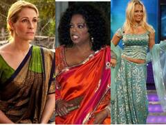 हॉलीवुड अभिनेत्रियों ने इंडियन आउटफिट में लूटी महफ़िल, एक से बढ़कर एक लुक में आईं नज़र