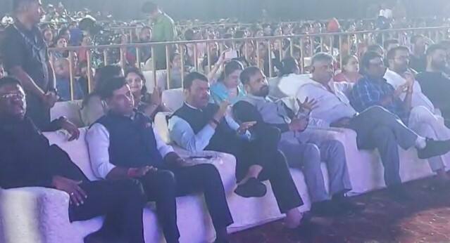 फडणवीस म्हणाले, त्या मूळच्या बिहारी आहेत पण आज तुकडोजी महाराज यांचे भजन यांनी गायले. त्यात वाटले नाही, त्या मराठी नाहीत.