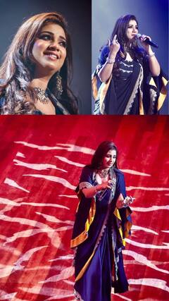 Shreya Ghoshal: `முன்பே வா என் அன்பே வா` ஸ்ரேயா கோஷலின் இசை நிகழ்ச்சியில் எடுக்கப்பட்ட க்யூட் க்ளிக்ஸ்!