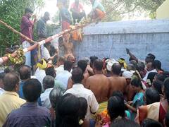 மூங்கிலணை காமாட்சியம்மன் கோவில் மாசி மகா சிவராத்திரி திருவிழா கொடியேற்ற நிகழ்ச்சி