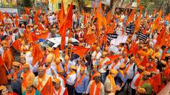 Mumbai News: सकल हिंदू समाजाकडून मुंबईत  हिंदू जन आक्रोश मोर्चा; लव जिहाद, धर्मांतरविरोधी कायदा लागू करण्याची मागणी