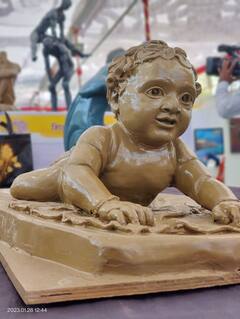 Solapur Art Exhibition : सोलापुरात अभिनव कला महोत्सव, महोत्सवाने घातली कलाप्रेमींनी भुरळ....