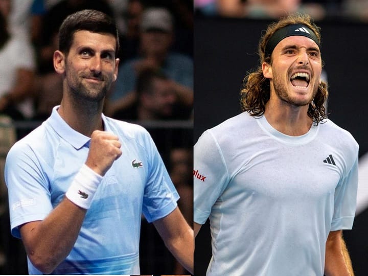 Australian Open 2023 Mens Singles Final Djokovic vs Tsitsipas Head to Head Records stats Australian Open: जोकोविच जीते तो होगी नडाल के रिकॉर्ड की बराबरी, सिटसिपास ने मारी बाजी तो बनेंगे ग्रैंड स्लैम जीतने वाले पहले ग्रीक खिलाड़ी