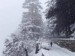 In Pics: बर्फ से ढके हिमाचल प्रदेश के पहाड़, तस्वीरों में देखें बर्फबारी के बाद का खूबसूरत नजारा