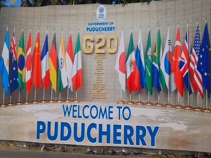 G20 summit begins today in Puducherry 75 foreign delegates arrive TNN புதுச்சேரியில் இன்று தொடங்கும்  ஜி20 மாநாடு 75 வெளிநாட்டு பிரதிநிதிகள் வருகை