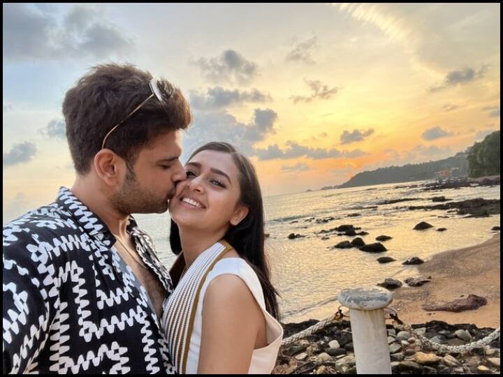 Karan Kundrra Celebrate One Year Anniversary With Lady Love Tejasswi Prakash With Romantic Love See Here