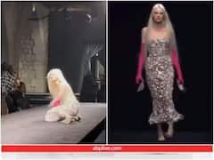 Catwalk Viral Video: रॅम्प वॉक करताना दोन वेळा आपटली, मग न लाजता घेतला 'हा' भन्नाट निर्णय, 58 वर्षीय सुपरमॉडेलचा व्हिडीओ व्हायरल