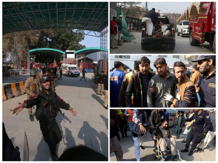 The attack occurred during afternoon worship in Peshawar, the province capital, near former tribal territories bordering Afghanistan, where militancy has been steadily rising.